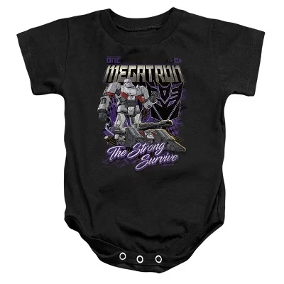 Детское боди Baby One Megatron Racing черного цвета