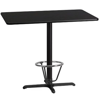 Барный стол Flash Furniture 76×122 см, черный