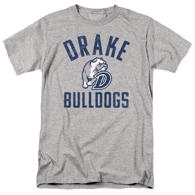 Мужская футболка NCAA Drake с логотипом Bulldogs, серый меланж