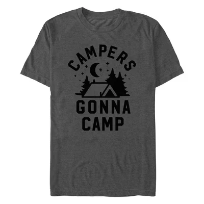 Мужская футболка Lost Gods Campers Gonna Camp с изображением угольного вереска