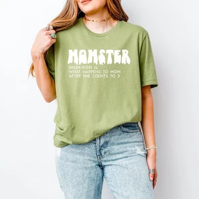 Футболка Simply Sage Market Momster, зеленая