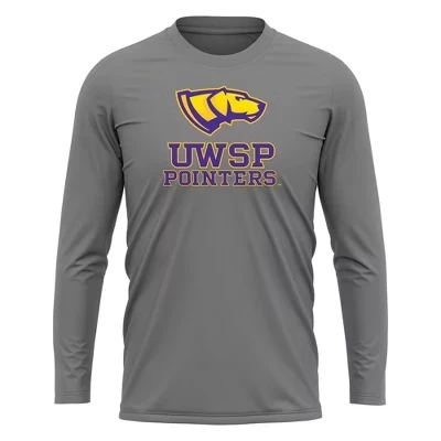 Мужской лонгслив NCAA Stevens Point спортивный, угольный