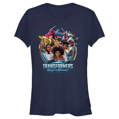 Женская футболка Transformers EarthSpark, синяя