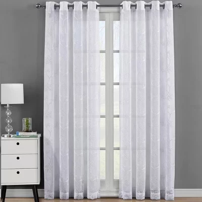 Шторы Egyptian Linens Andora 2 шт. с люверсами, белые