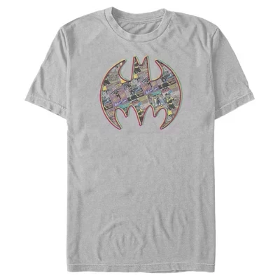 Мужская футболка DC Comics Batman, серебристая