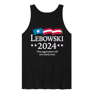 Мужская майка The Big Lebowski «Лебовски 2024», черная