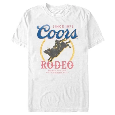 Мужская потрепанная футболка Cowboy Rodeo белого цвета