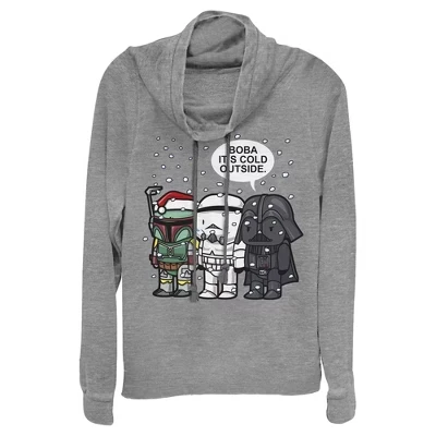 Женское худи Star Wars «Боба Фетт», серое