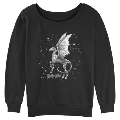 Женская черно-белая толстовка Junior's Thestral черный