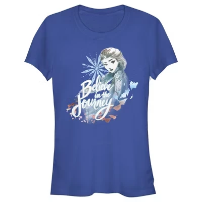 Женская футболка Frozen 2 Elsa Believe, синяя
