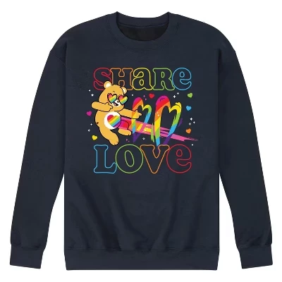 Мужской свитшот Care Bears Share Love, синий