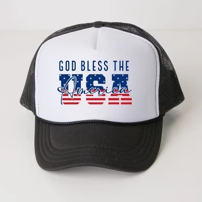 Детская кепка-тракер The Juniper Shop God Bless The USA, черная