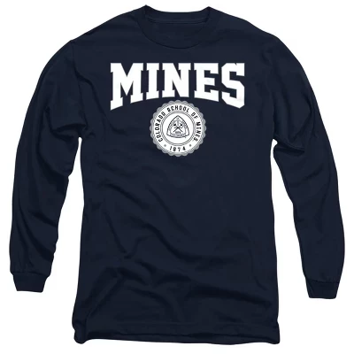 Мужской лонгслив NCAA Colorado School of Mines, синий