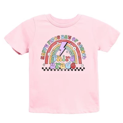 Детская футболка The Juniper Shop «3 класс», розовая