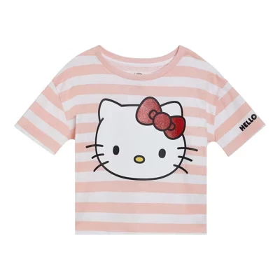 Детская футболка Hello Kitty, разноцветная