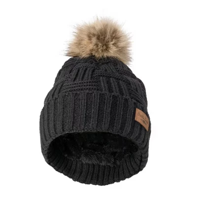 Женская шапка Britt’s Knits с помпоном, черная