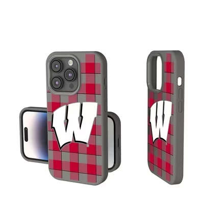 NCAA Big Ten Universities Клетчатый мягкий на ощупь чехол для мобильного телефона Apple iPhone wisconsin badgers