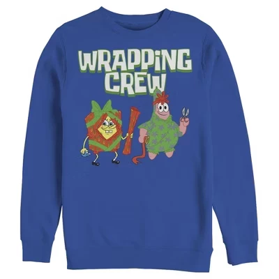 Мужской свитшот SpongeBob SquarePants Wrapping Crew, синий
