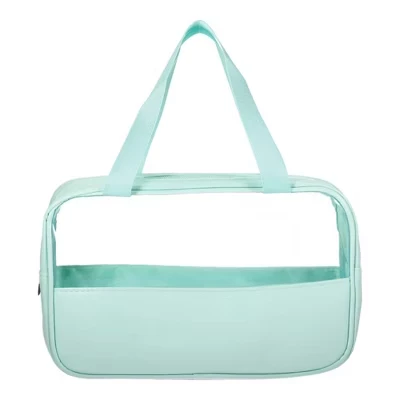Прозрачная косметичка Unique Bargains, зеленая