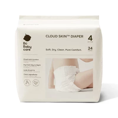 Подгузники одноразовые bc babycare CLOUD SKIN, 24 шт