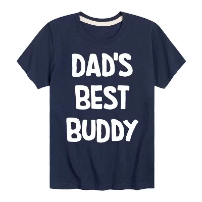 Мужская футболка Instant Message Dad & Son, синяя