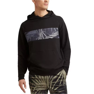 Мужская толстовка с капюшоном Blocked Hoodie черного цвета