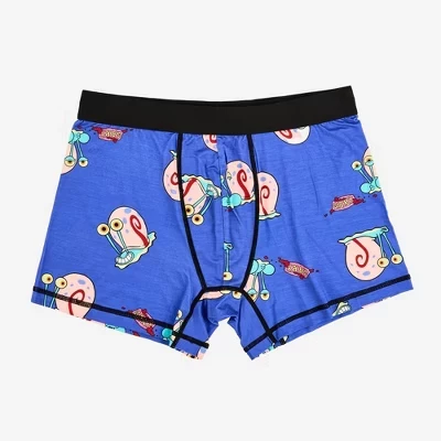 Мужские боксеры-брифы SpongeBob SquarePants, синие