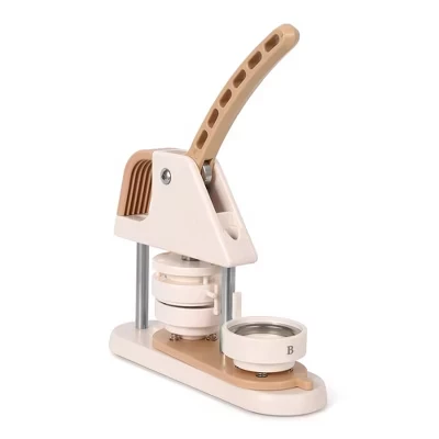 Машина для значков CuisinSmart 58 мм вращающаяся, белая