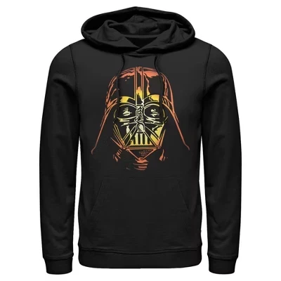 Мужское худи Star Wars Дарт Вейдер и тыква, черное