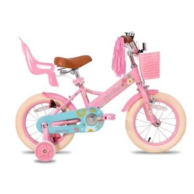 Детский велосипед JOYSTAR Little Daisy Cute Baby для девочек и мальчиков в возрасте от 2 до 7 лет, розовый/Белый/Синий/Фиолетово-розовый