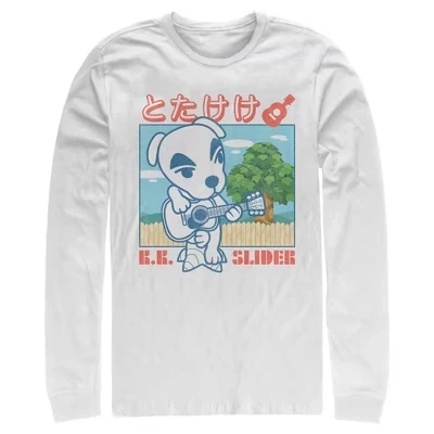 Мужской лонгслив Nintendo Animal Crossing, белый