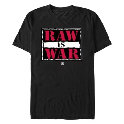 Мужская футболка Raw is War черного цвета