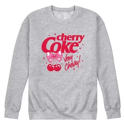 Мужская флисовая толстовка с графическим рисунком Very Cherry Coke от athletic heather