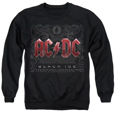 Мужская толстовка ACDC Ice Crew с высоким воротом черного цвета
