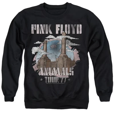 Мужская толстовка с круглым вырезом Animals Tour черного цвета