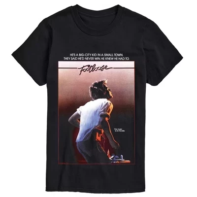 Мужская футболка Footloose Poster, черная