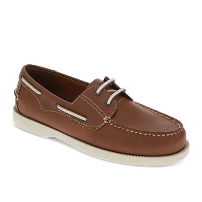 Мужские топ-сайдеры Dockers Castaway из кожи, коричневые