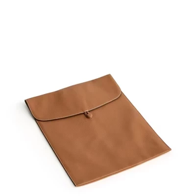 Женский кожаный чехол-конверт Vera Bradley Small Envelope, ореховый