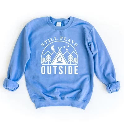 Женская команда Still Plays Outside Gildan Sweatshirt Каролина