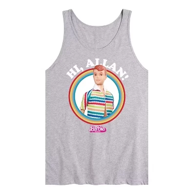 Мужская майка с графическим рисунком Hi Allan athletic heather