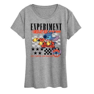 Женская футболка Lilo & Stitch Racing Jersey, серая
