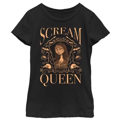 Женская футболка Sally the Scream Queen черного цвета