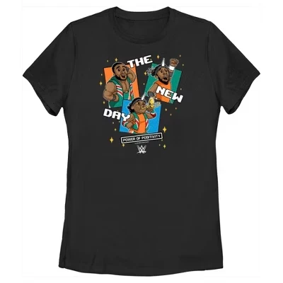 Женская футболка WWE The New Day, черная