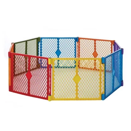 Детский манеж Toddleroo Superyard Colorplay, 8 секций