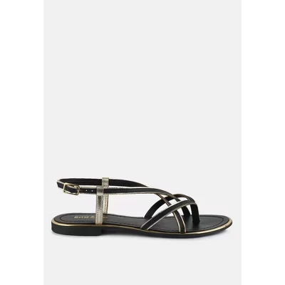 Женские босоножки Rag & Co. Pheobe, плоские, черные