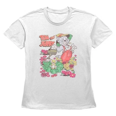 Женская футболка Distressed Garden Friends белого цвета