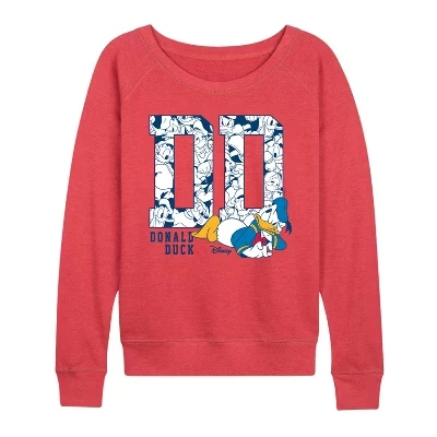 Женский лонгслив Disney Donald Ears, красный