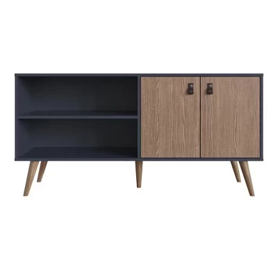 Тумба под ТВ Manhattan Comfort Amber до 50″, синяя