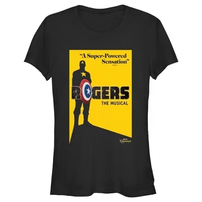 Женская футболка Hawkeye Rogers The Musical для юниоров, черная