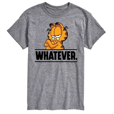 Мужская футболка Garfield Whatever, меланжевая